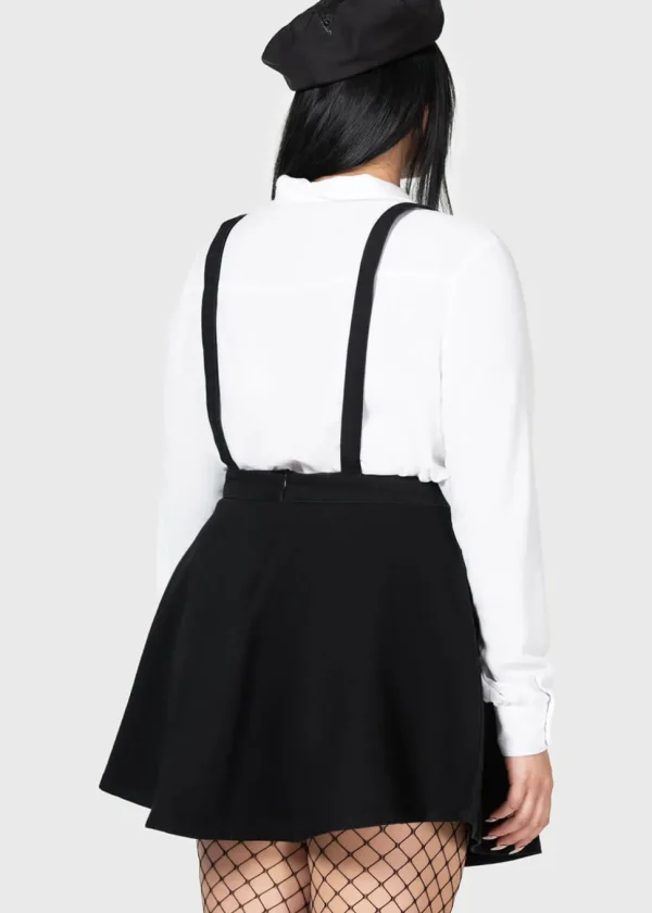 Killstar Kihilist Luna Orb Moon Pinafore Dress Black
