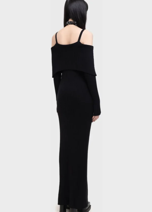Killstar Kihilist Shadow Empress Maxi Dress Black