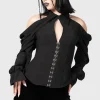 Killstar Maxim Priestess Blouse Black