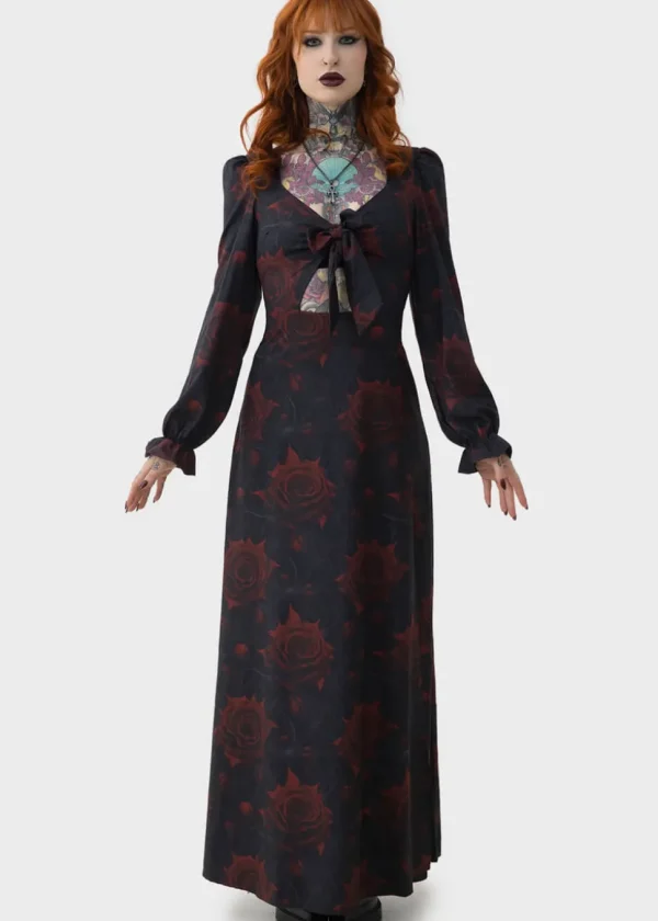 Killstar Neve's Nightmare Dress Black Red