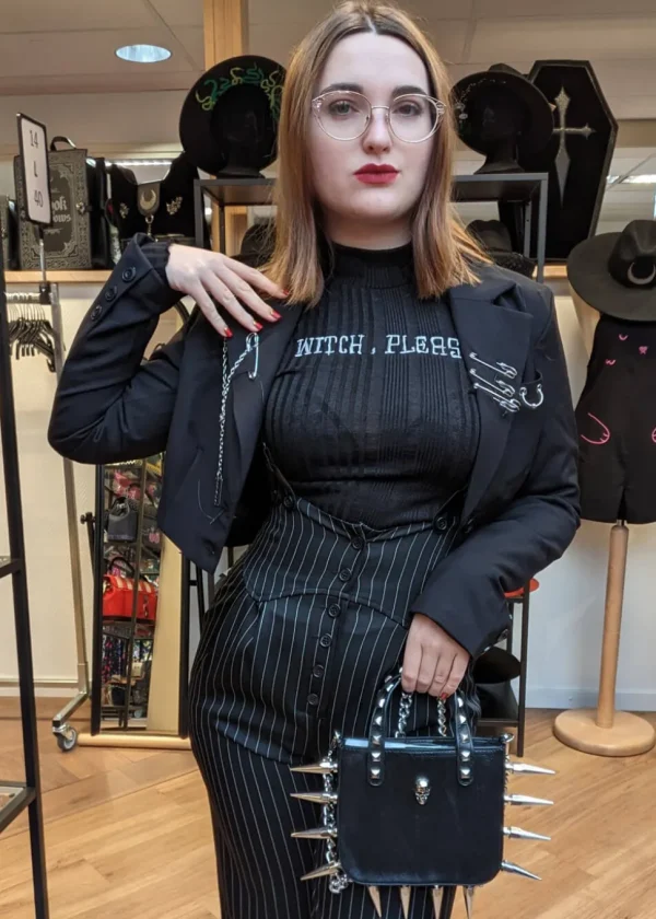 Killstar Off Kilter Spike Bag Black