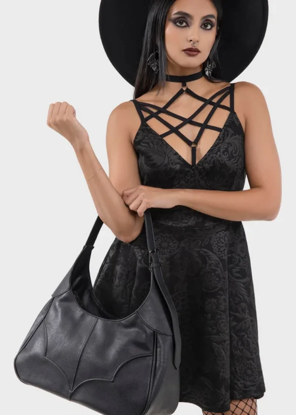 Killstar Web Of Night Bag Black