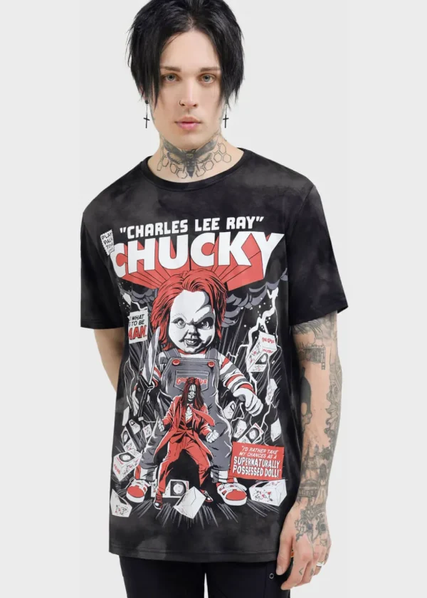 Killstar x Chucky Charles Lee Ray T-Shirt Black