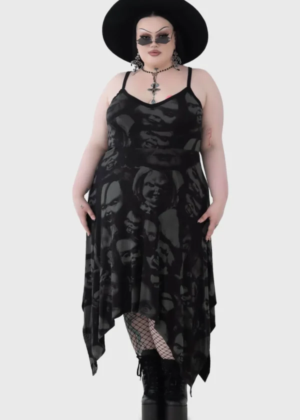 Killstar x Chucky Devil's Lair Maxi Dress Black