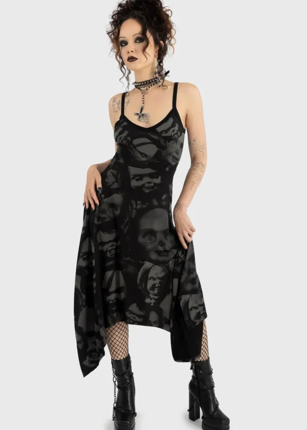 Killstar x Chucky Devil's Lair Maxi Dress Black