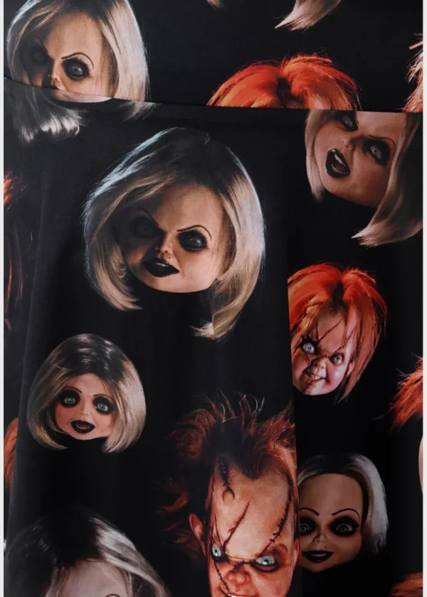 Killstar x Chucky Did You Miss Me Andy Skater Dress Black