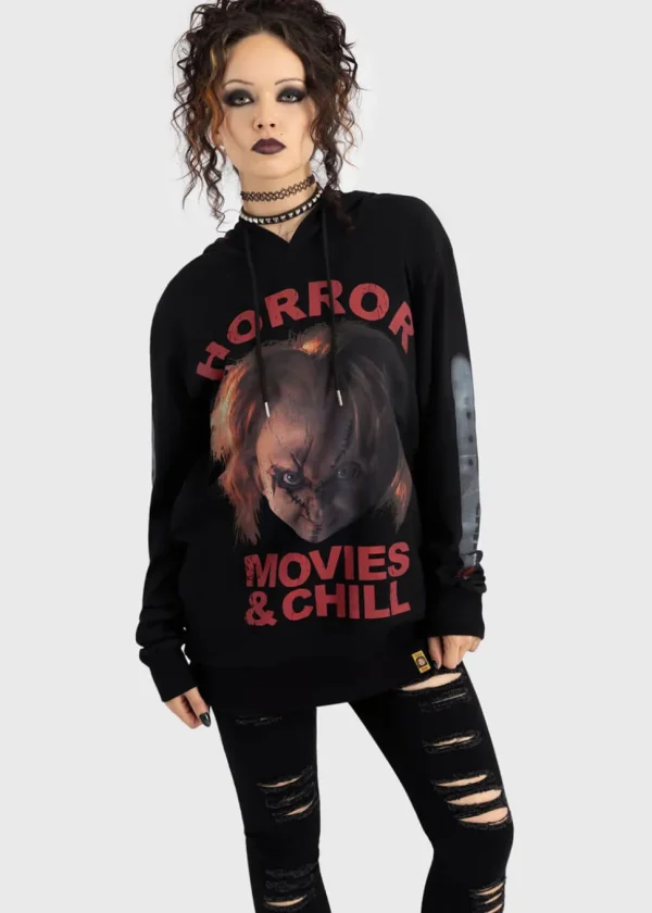 Killstar x Chucky Farewell Pal Hoodie Sweater Black