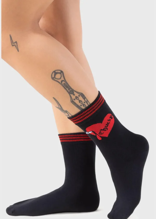 Killstar x Chucky Love Hurts Socks Black