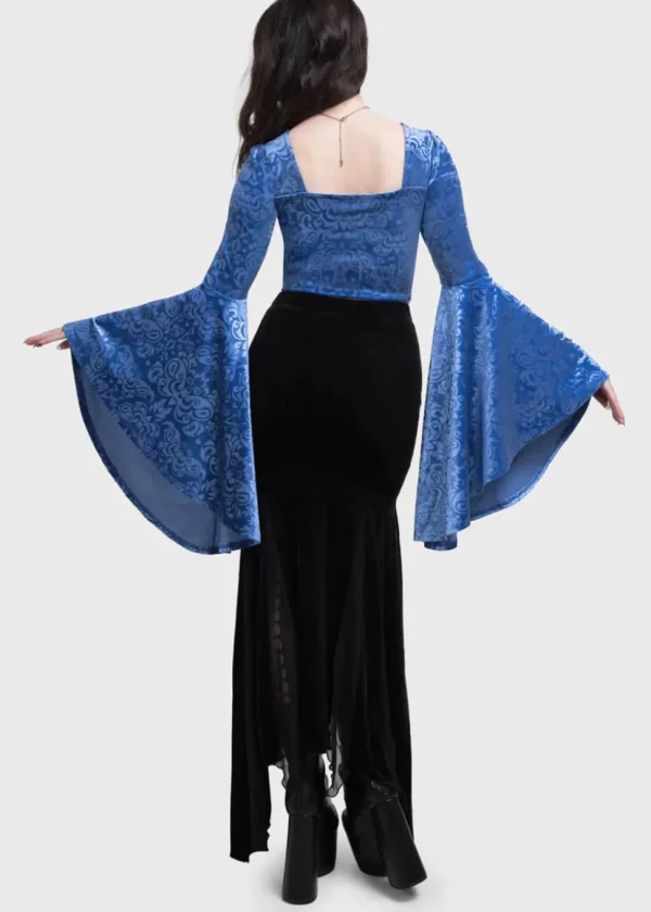 Killstar x Corpse Bride Whimsy Flutter Top Blue
