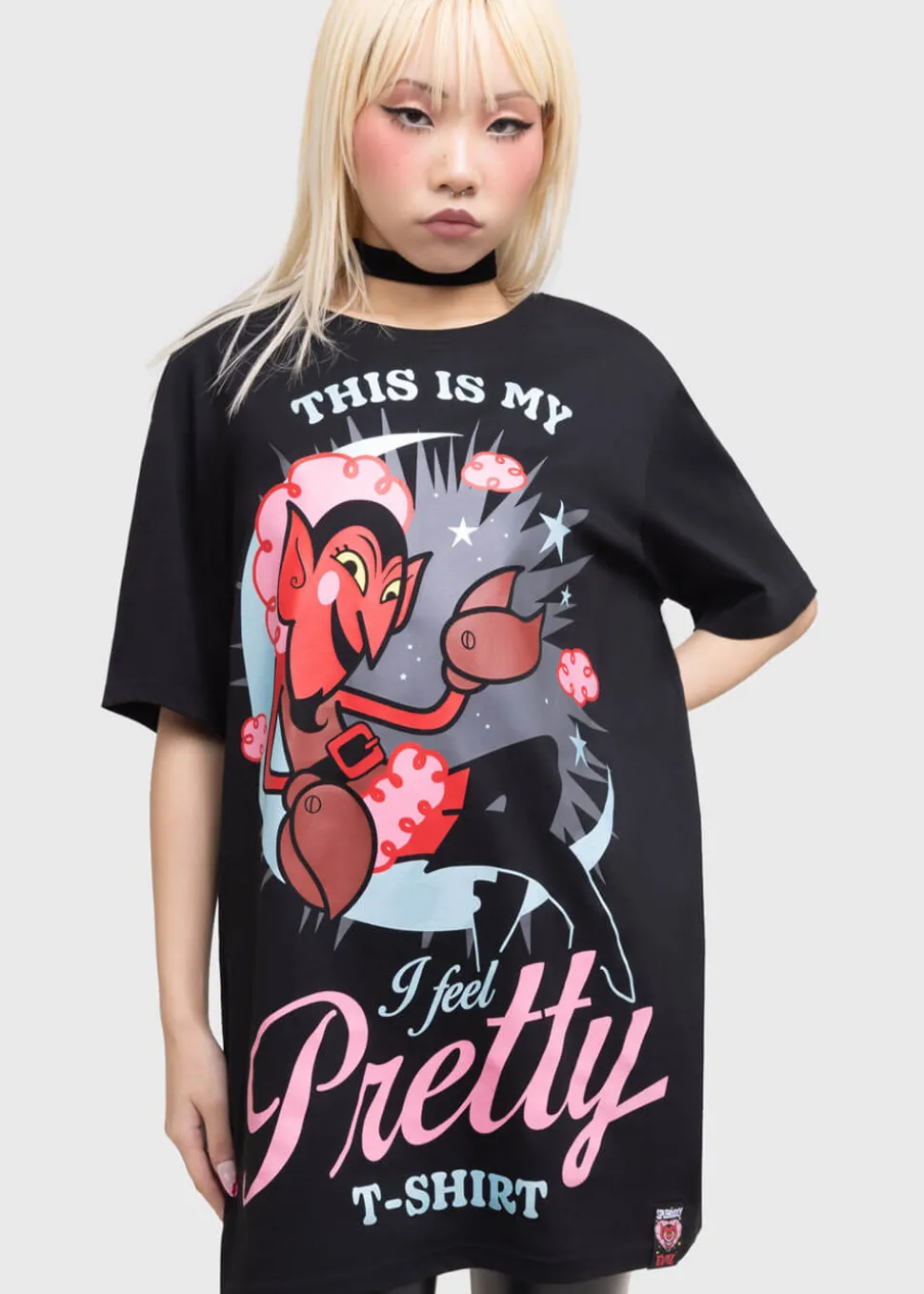 killstar_x_powerpuff_girl_0-5.webp Killstar x Powerpuff Girls I Feel Pretty T-Shirt Black