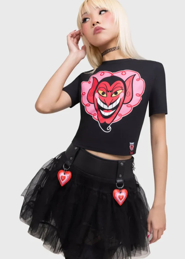 Killstar x Powerpuff Girls Splendidly Evil Baby T-Shirt Black