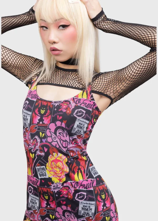 Killstar x Powerpuff Girls Take Over Maxi Dress Multi