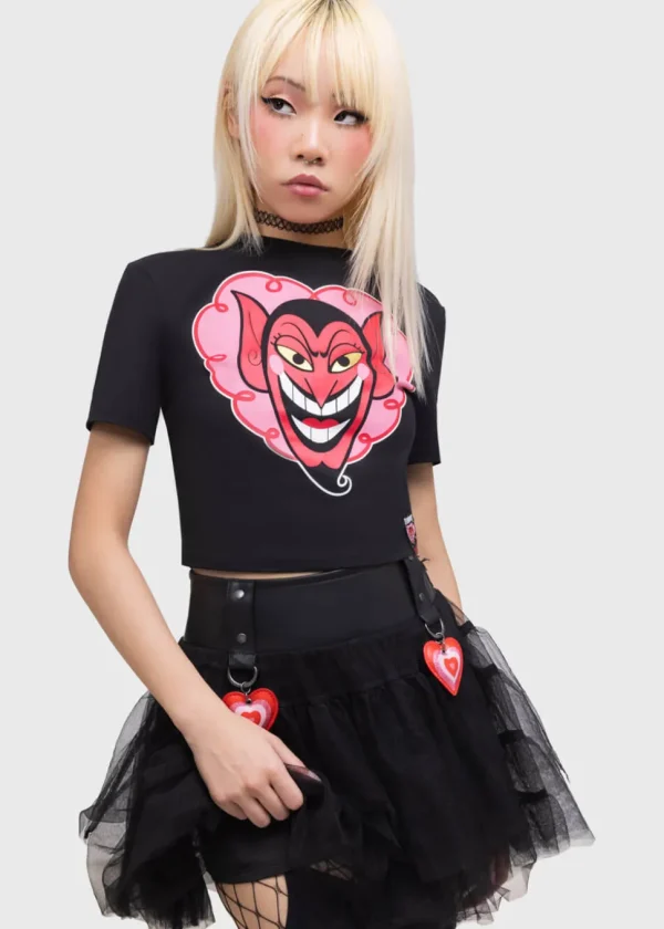 Killstar x Powerpuff Girls Sugar and Spice Tutu Skirt Black