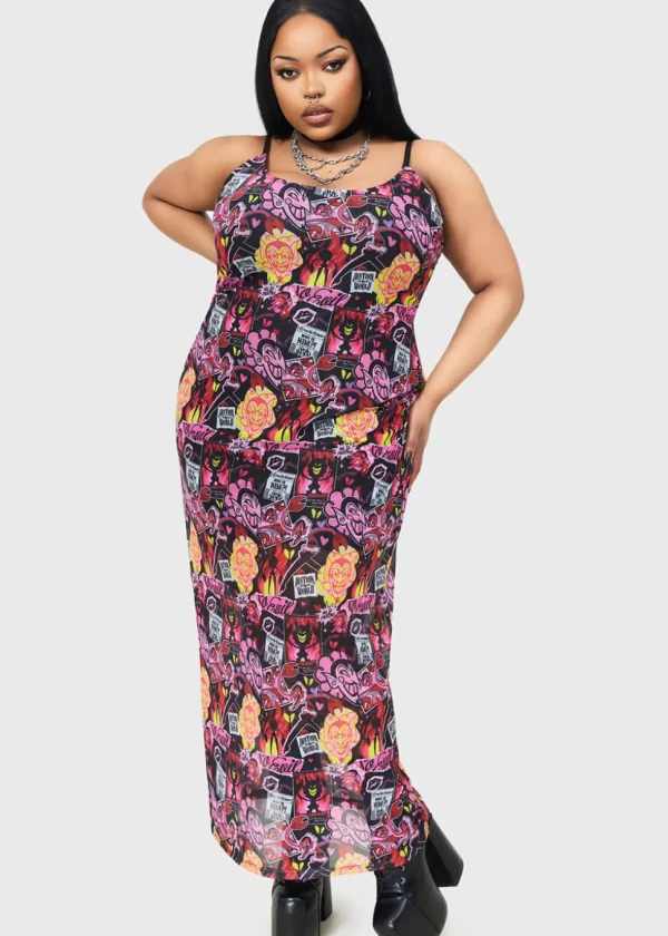 Killstar x Powerpuff Girls Take Over Maxi Dress Multi