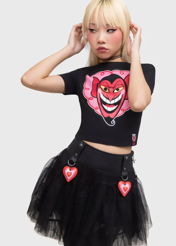 Killstar x Powerpuff Girls Sugar and Spice Tutu Skirt Black