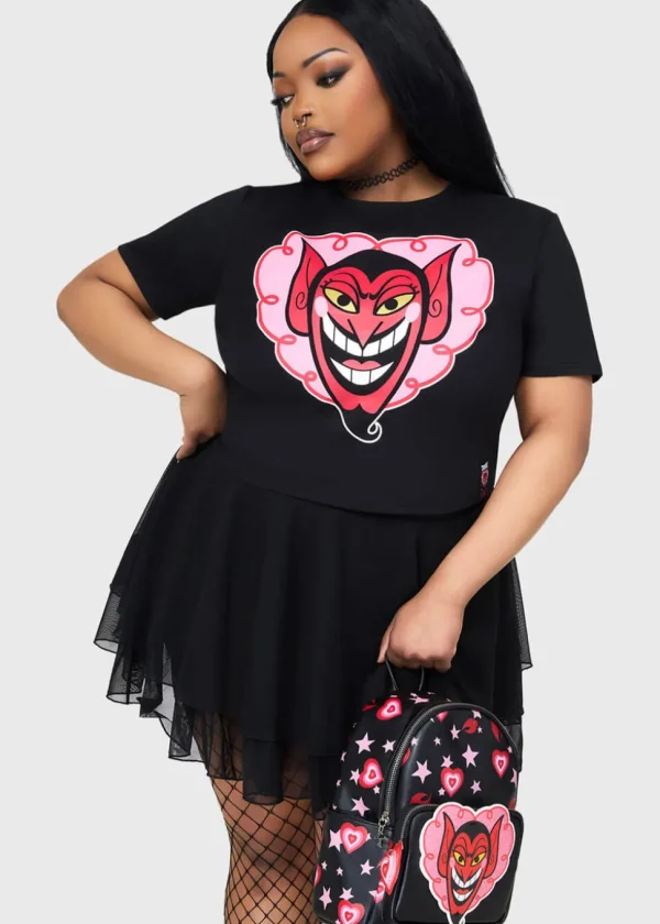 Killstar x Powerpuff Girls Splendidly Evil Baby T-Shirt Black