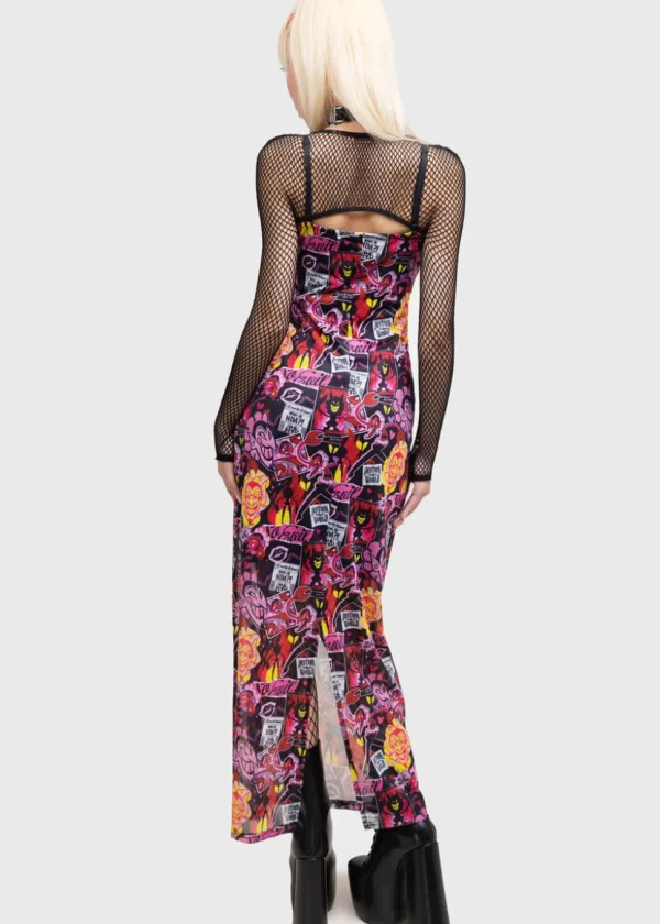 Killstar x Powerpuff Girls Take Over Maxi Dress Multi