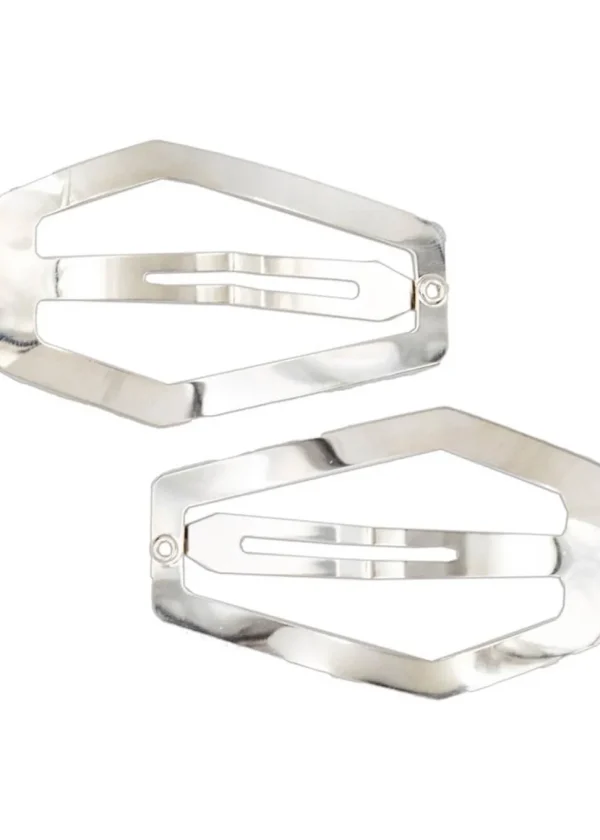 Kreepsville Coffin Snap Hair Clips Silver