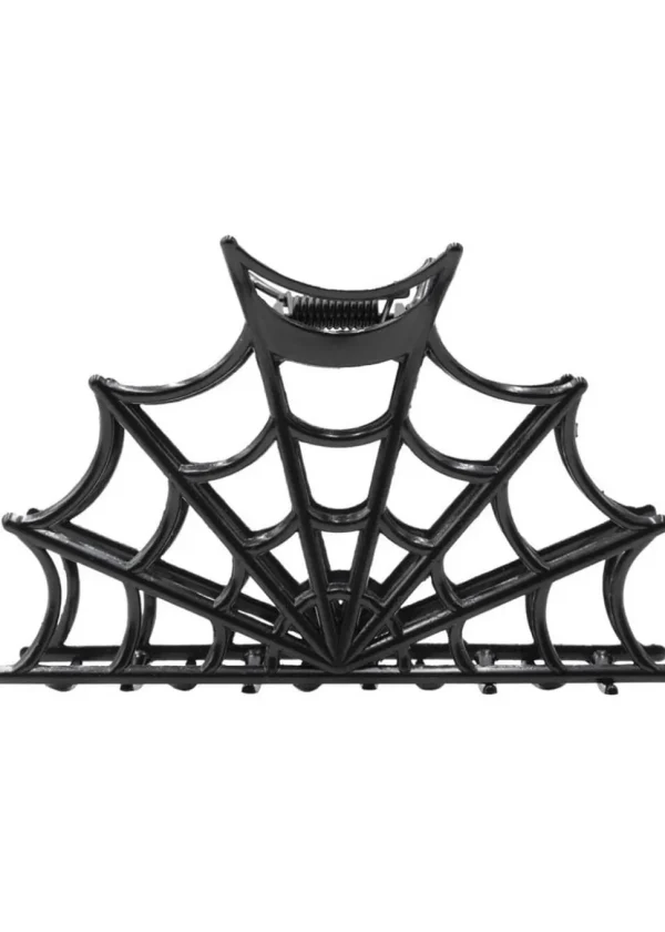 Kreepsville Spiderweb Haarclip Black