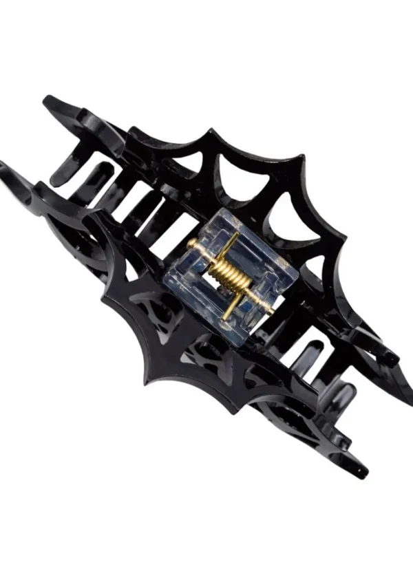 Kreepsville Spiderweb Haarclip Black