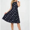 LA Soul Ivy Moon A-Line Dress Black