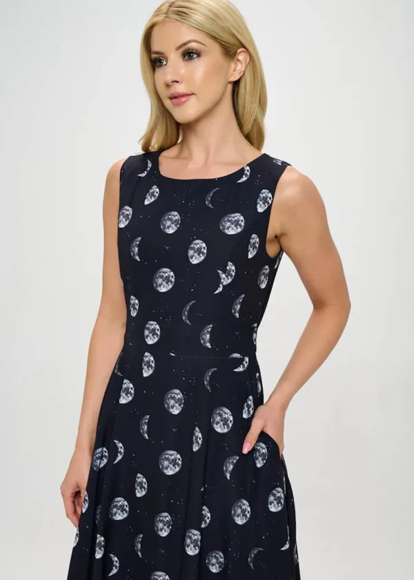 LA Soul Ivy Moon A-Line Dress Black