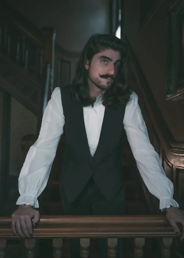 Lively Ghosts Bateman 40's Shirt White