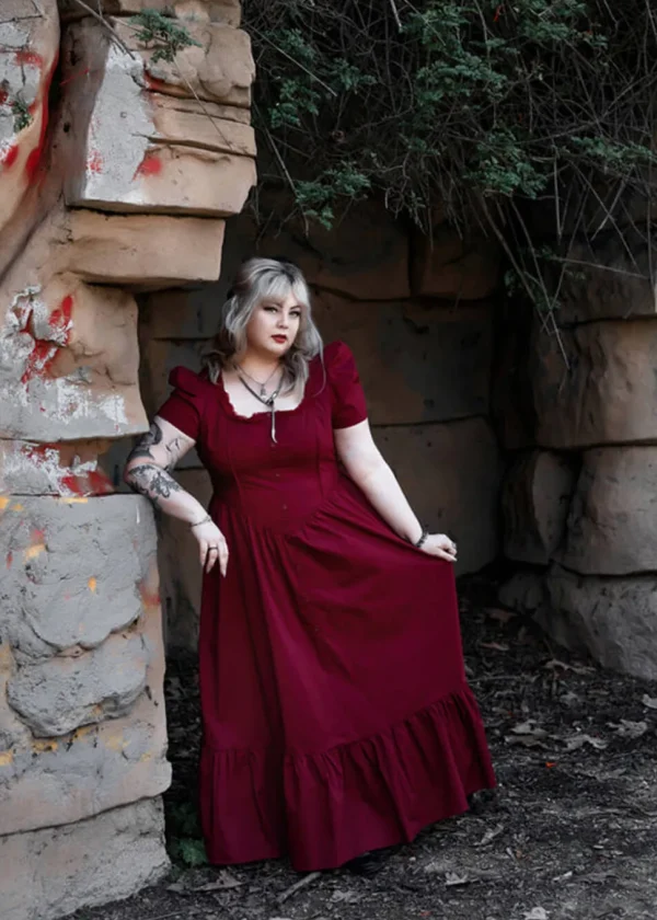 Lively Ghosts Versailles 70's Dress Red