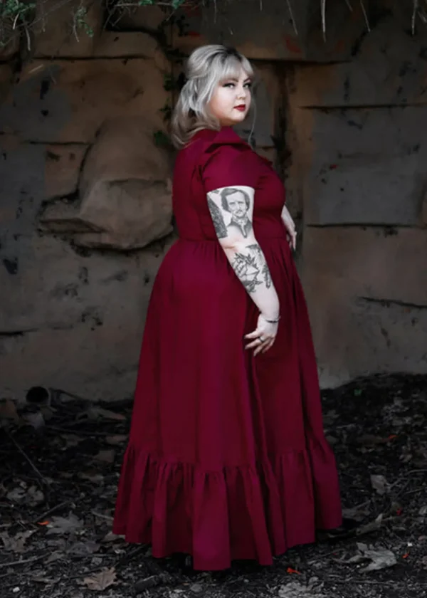 Lively Ghosts Versailles 70's Dress Red