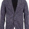 Lords of Harlech Hadrian Tribune Paisley Jacket in Plum