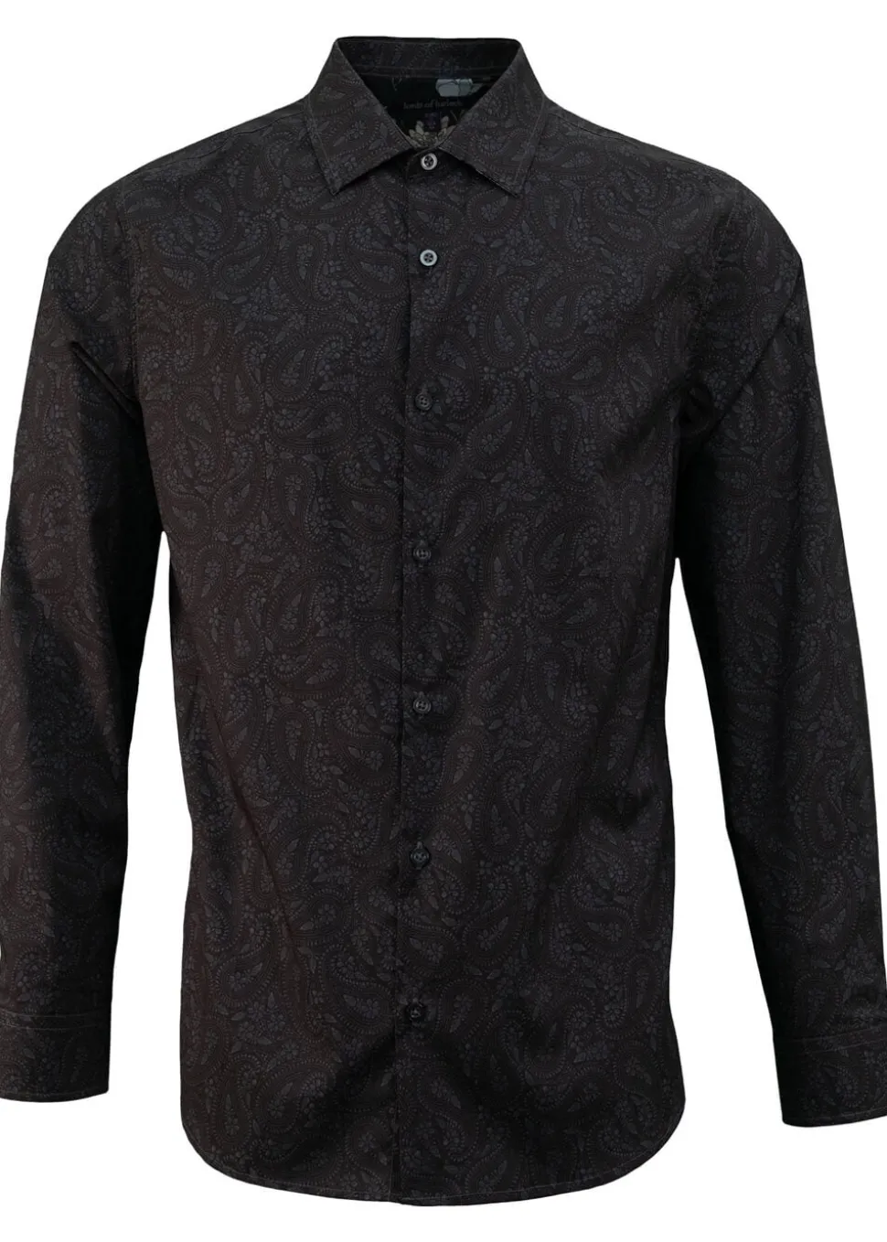 lords_of_harlech_nigel_pe_0.webp Lords of Harlech Nigel Perugia Paisley Shirt Black