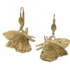 Lotta Djossou Paris Butterfly Earrings Gold