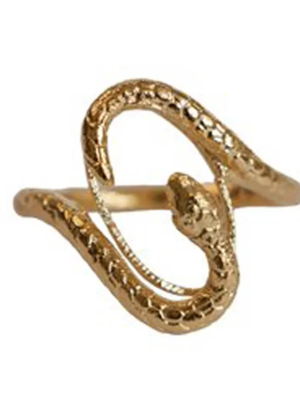 Lotta Djossou Paris Double Snake Ring Gold