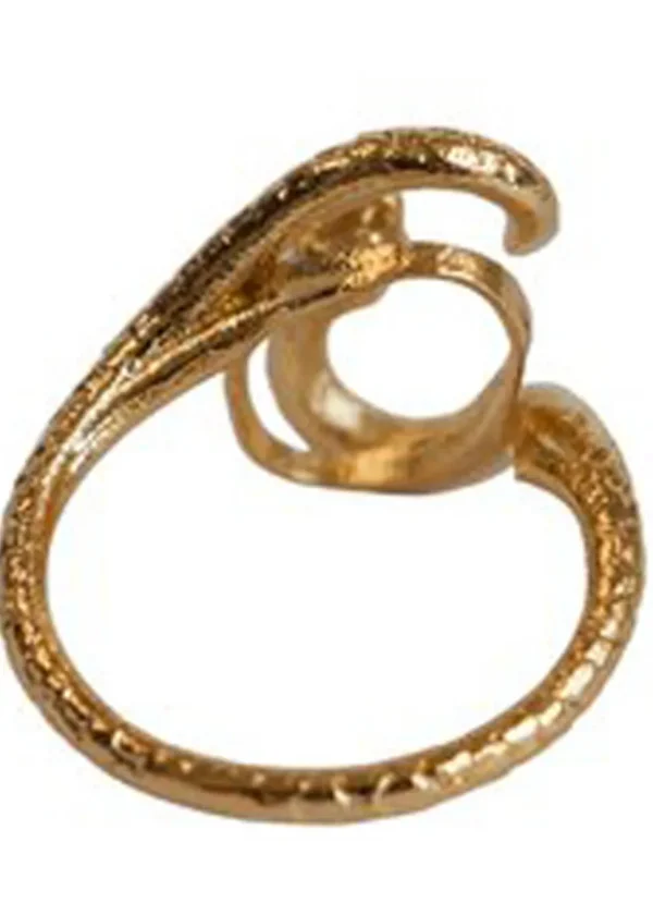 Lotta Djossou Paris Double Snake Ring Gold