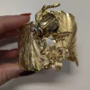 Lotta Djossou Paris Maybug on Leaf Bracelet Gold