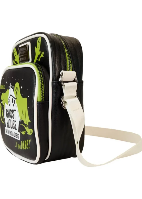Loungefly Beetlejuice 2 Ghost House Crossbody Bag Black