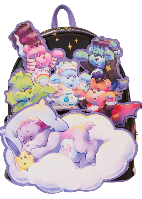 Loungefly Carebears x Universal Monsters Scary Dreams Backpack Black