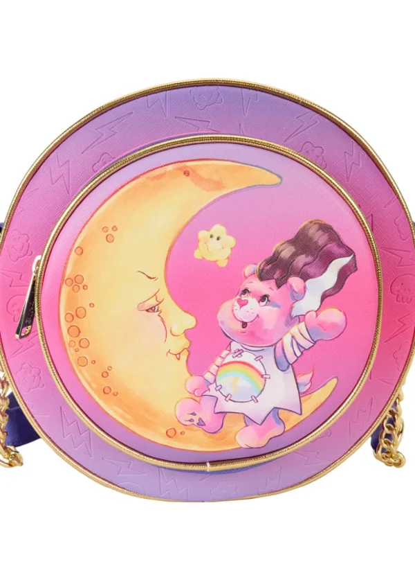 Loungefly Carebears x Universal Monsters Cheer Bear Bride Canteen Shoulderbag Pink