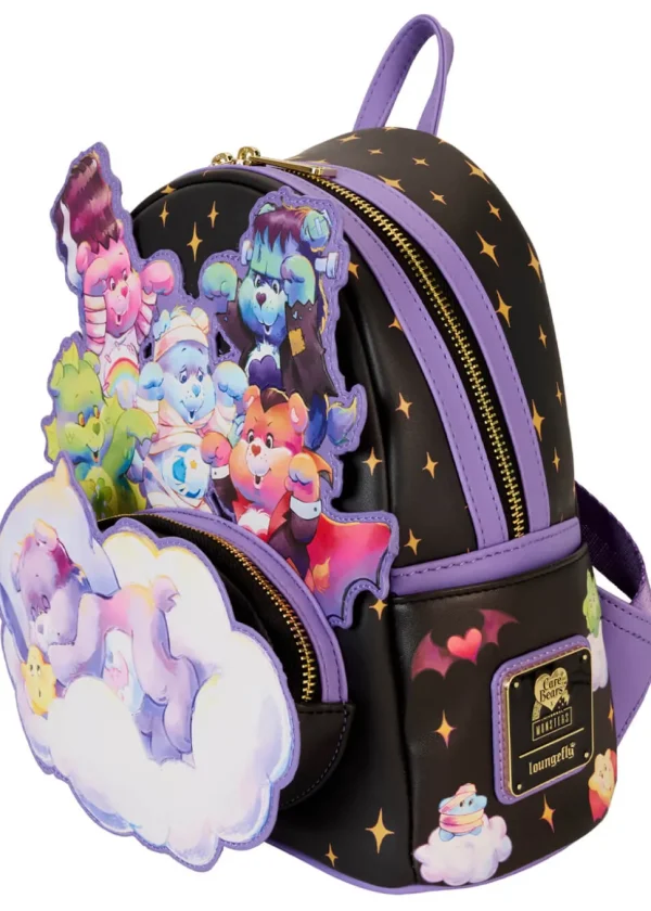 Loungefly Carebears x Universal Monsters Scary Dreams Backpack Black