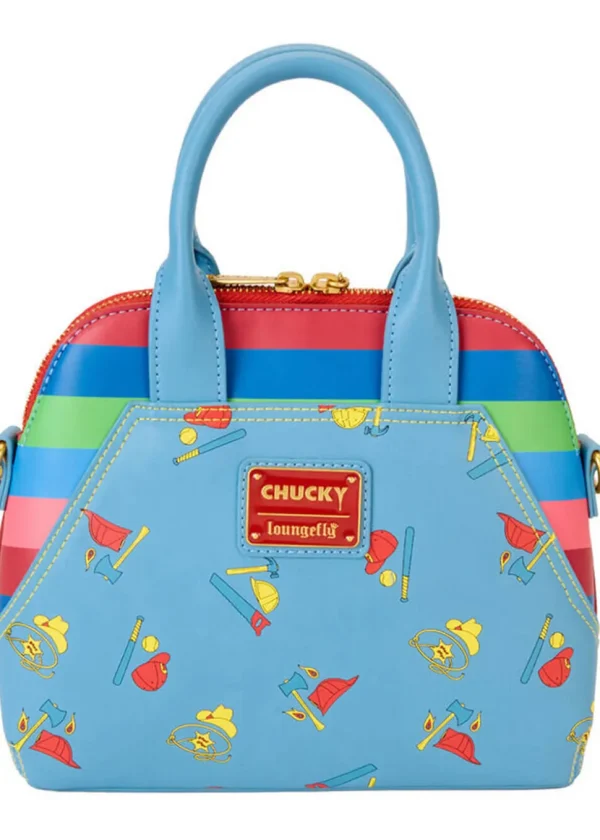 Loungefly Childs Play Chucky Cosplay Bag Blue