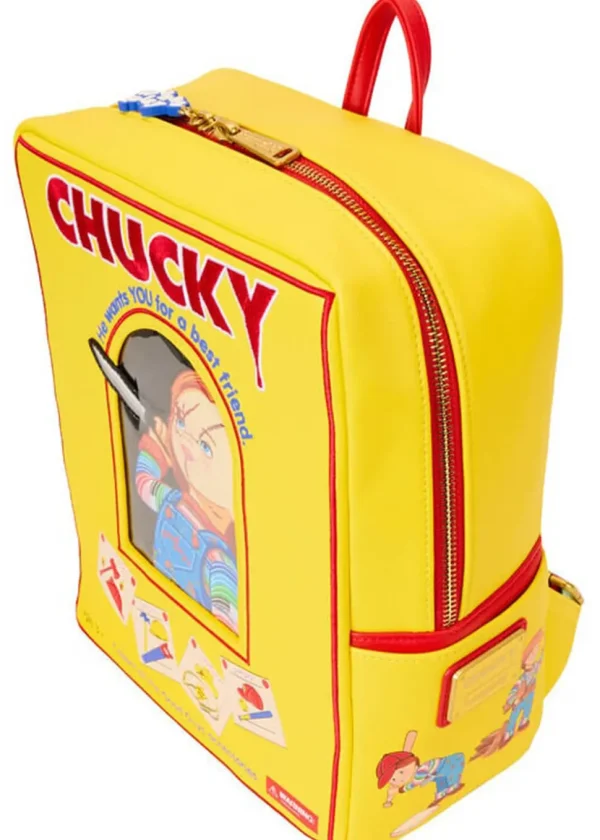 Loungefly Childs Play Chucky Box Backpack Yellow
