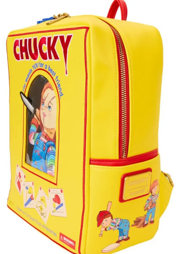 Loungefly Childs Play Chucky Box Backpack Yellow