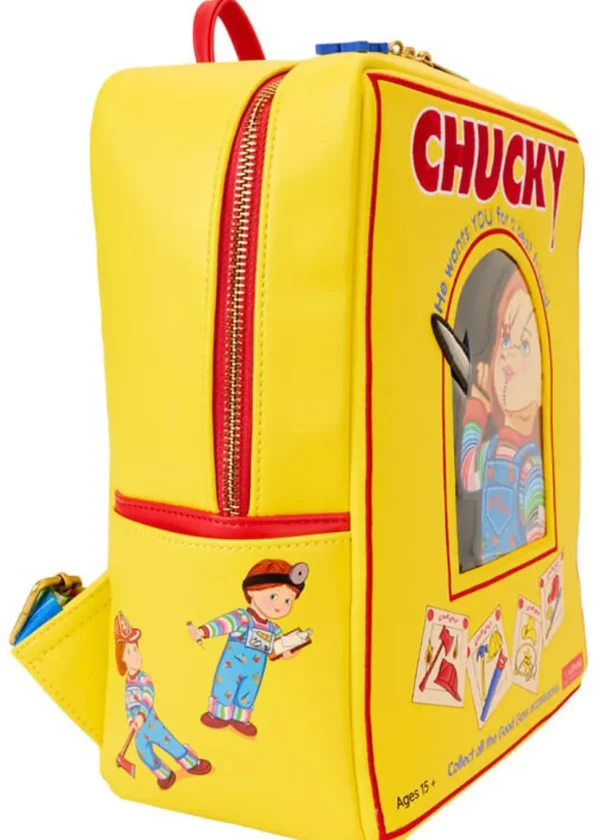 Loungefly Childs Play Chucky Box Backpack Yellow