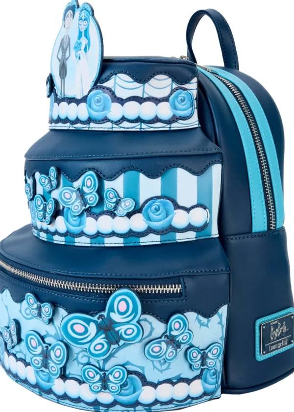 Loungefly Corpse Bride Wedding Cake Backpack Blue