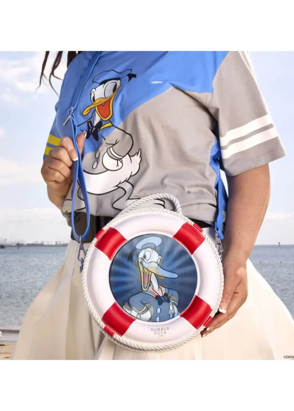 Loungefly Disney Donald Duck 90th Anniversary Crossbody Bag