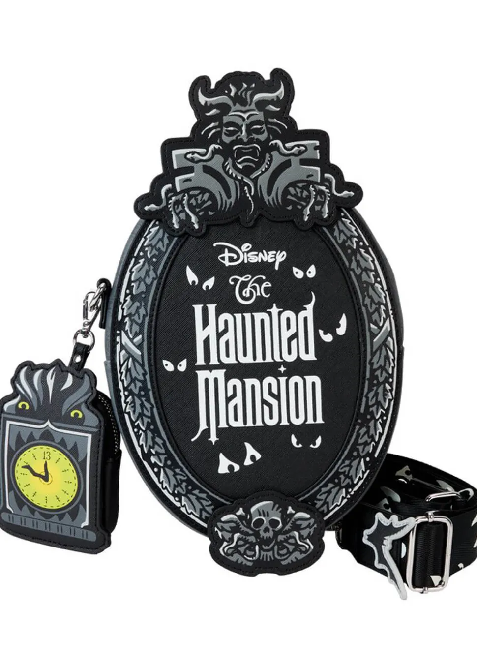 loungefly_disney_haunted__0.webp Loungefly Disney Haunted Mansion Plaque Crossbody Bag
