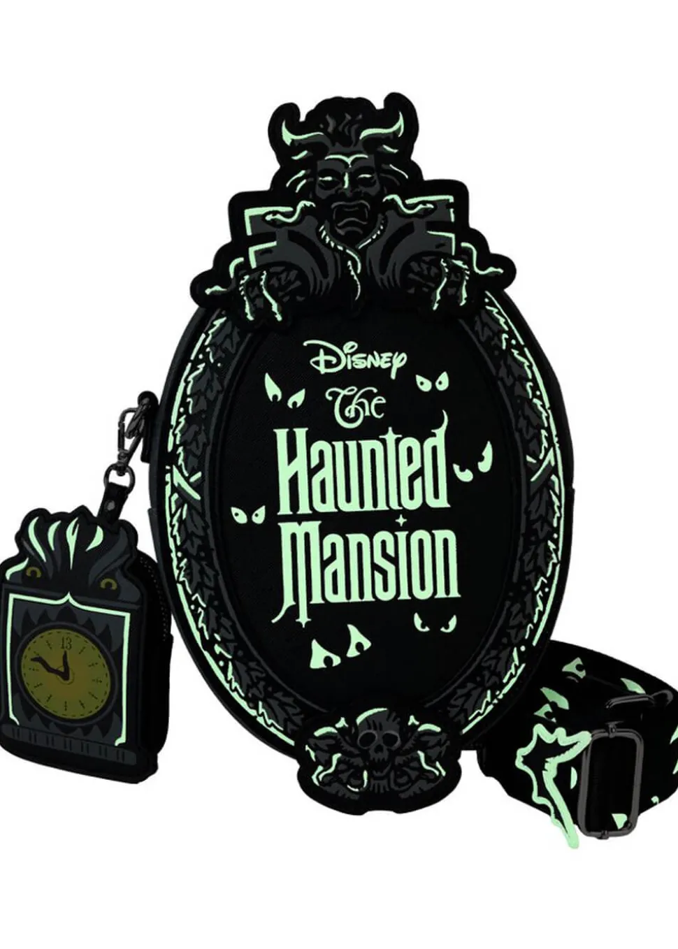 loungefly_disney_haunted__1.webp Loungefly Disney Haunted Mansion Plaque Crossbody Bag