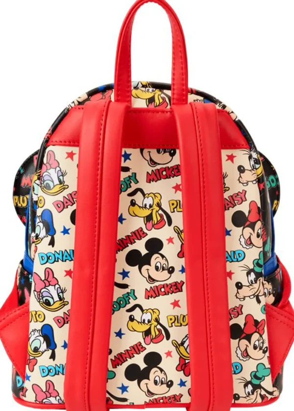 Loungefly Disney Mickey and Friends Classic Ear Holder Backpack With Headband