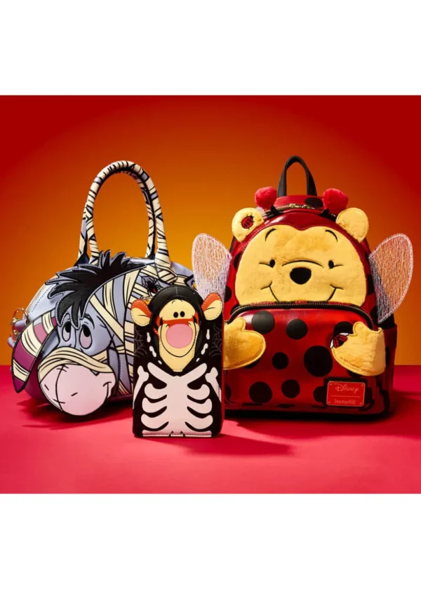 Loungefly Disney Winnie The Pooh Skeleton Tigger Wallet Black