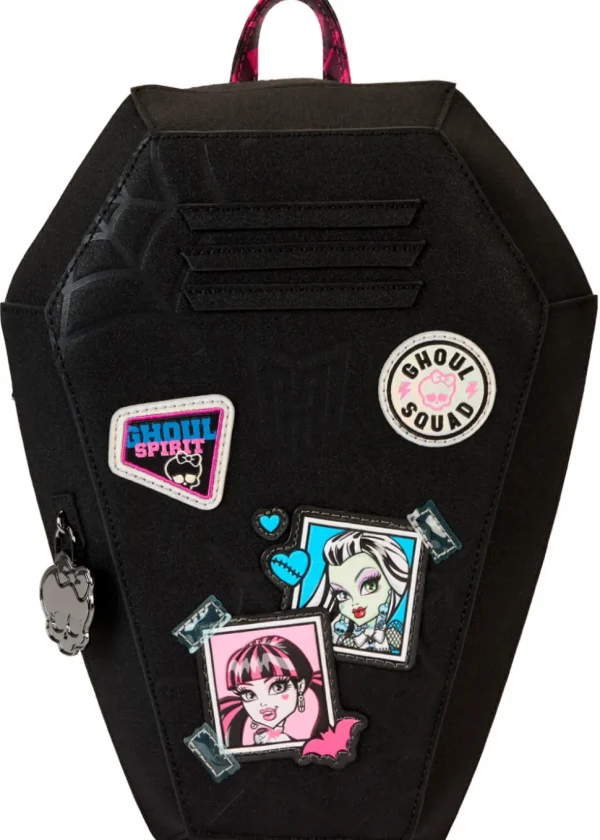 Loungefly Mattel Monster High Crypt Locker Backpack Black